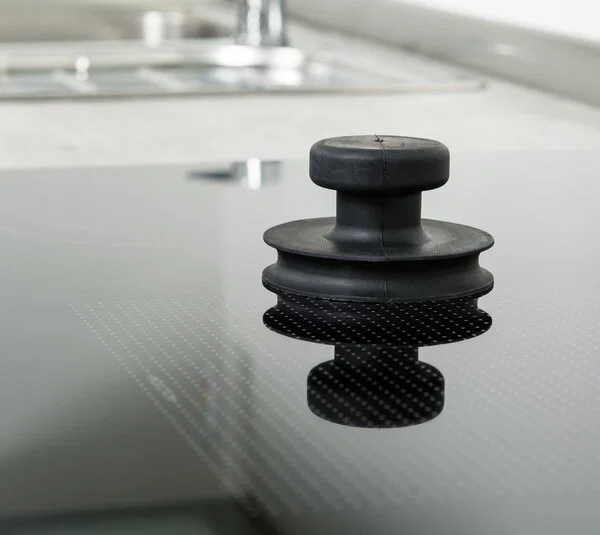Veribor® zuigheffer van massief rubber.